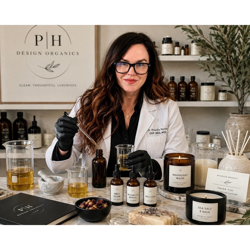 PH Design Organics Meli Glow & Prosopo Retinal Serum Bundle Anti-Aging Skincare